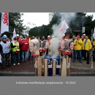 4th days trade unions manifestations - IX 2013
